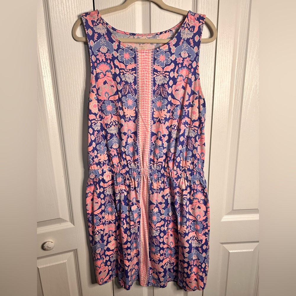Lilly Pulitzer Women’s Windward Dress‎ XL Iris Blue Werk It Engineered Marlow